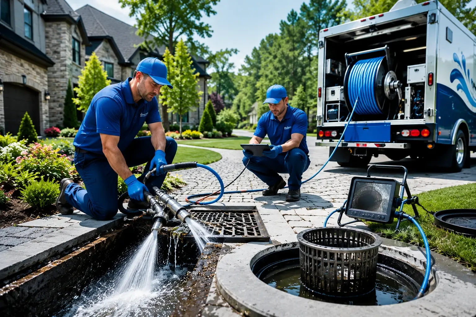 Local outdoor drain cleaning professionals in Fishers, NY