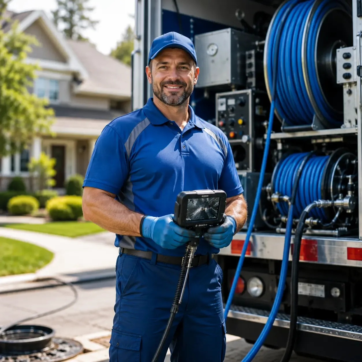Local outdoor drain cleaning specialists in Fishers, NY